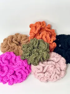 Handmade Crochet Hair Scrunchies