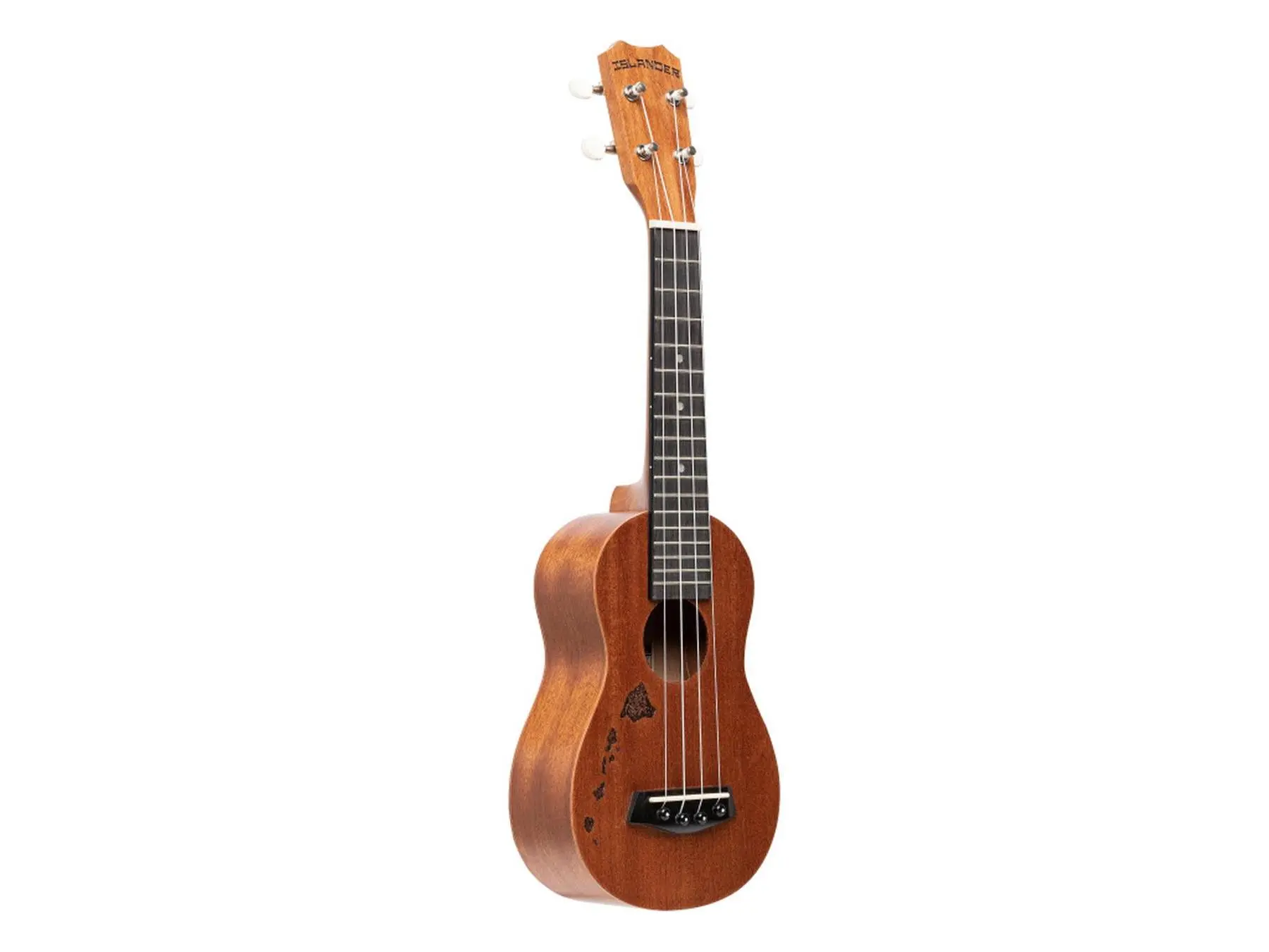 212 MAIN Islander 25233 Mahogany Top Acoustic Soprano Ukulele - Concert Model, Hawaii Design