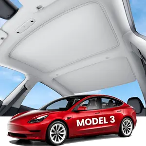Car Sunshade for Tesla Model 3, Simple and Practical Car Sunshade, Heat Insulation Car Sunshades, UV Protective Sunshade, Car Accessories for Summer Travel, Car Sunshade Outside Car