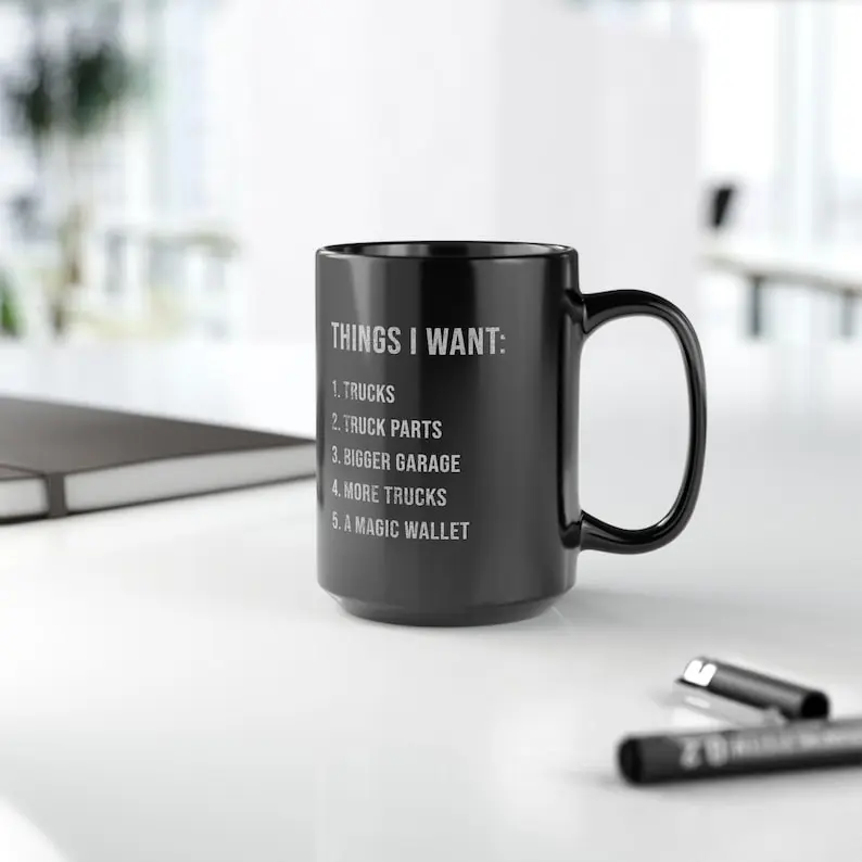 Trucker Mug, Trucker Gift, Gift for Trucker, Truck Driver Mug, Truck Operator Gift, Husband Gift, Garage Mug, Boyfriend Gift, Gifts for Him