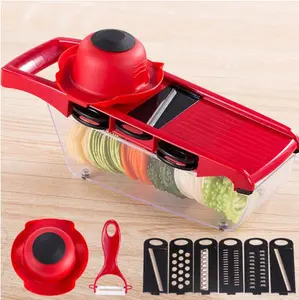 Home kitchen scraper, potato shred slicer, vegetable slicer, multifunctional scraper, red radish slicer