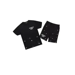Raffer Black T-Shirt/Short Set