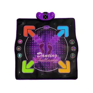 Dance Mat, Touch Play Electronic Dance Pad, Adjustable Volume, Built-in Music, Multiple Challenge Levels Christmas Thanksgiving Birthday Gifts