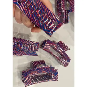 Buffalo Stripes Hair Clips