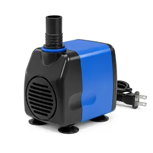 Aqua Dream UL-Certified Submersible Water Circulation Pump - 265 GPH/1000 L/H Flow, 6.65 ft Max Head, 120V AC 60Hz 18W, Easy-Cleaning for Aquariums, Fountains