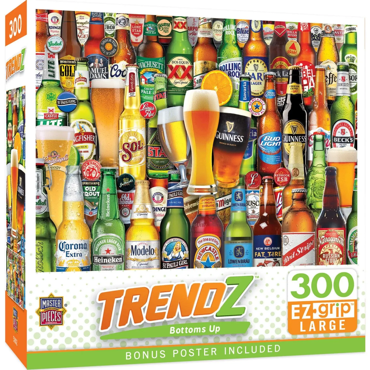 Trendz - Bottoms Up 300 Piece EZ Grip Jigsaw Puzzle Trendz - Bottoms Up 300 Piece EZ Grip Jigsaw Puzzle