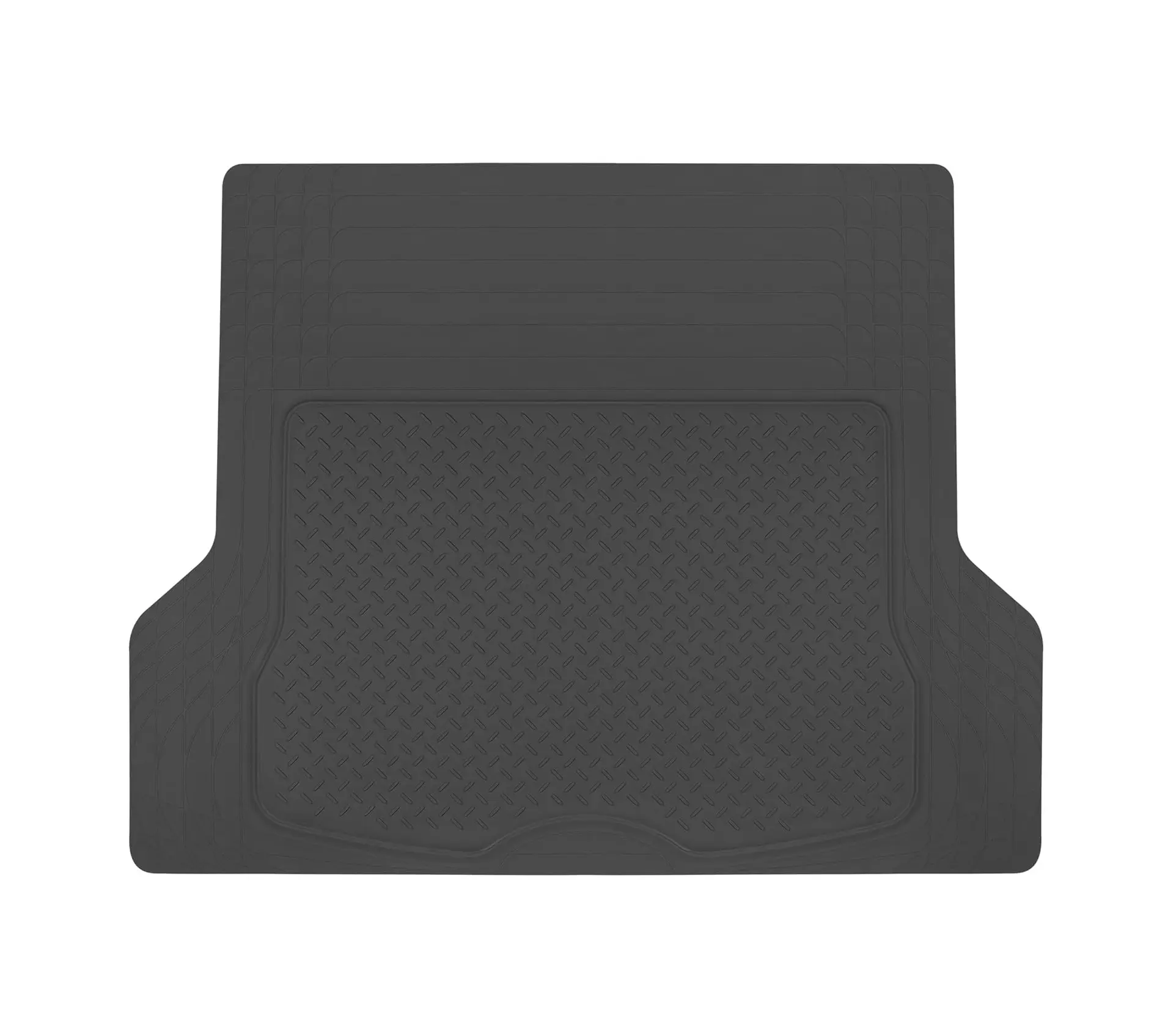 BDK Heavy Duty Rubber Cargo Mat Liner - All-Weather Trunk Protection, Trim-to-Fit Design for Cars, SUVs, Vans & Trucks - Non-Slip, Waterproof, Durable Cargo Floor Liner - 46" x 56.75" x 0.25"