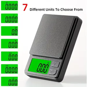 0.01g Precision Mini Jewelry & Food Scale, Portable Digital Pocket Scale, LCD Display, Battery Powered, Lab Equipment, Compact & Lightweight Design