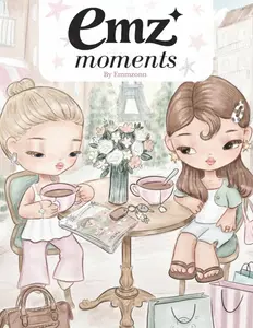 Emz moments coloring book: Emmzonn: Fashion, girlhood & Self-Care Paperback – March 15, 2026