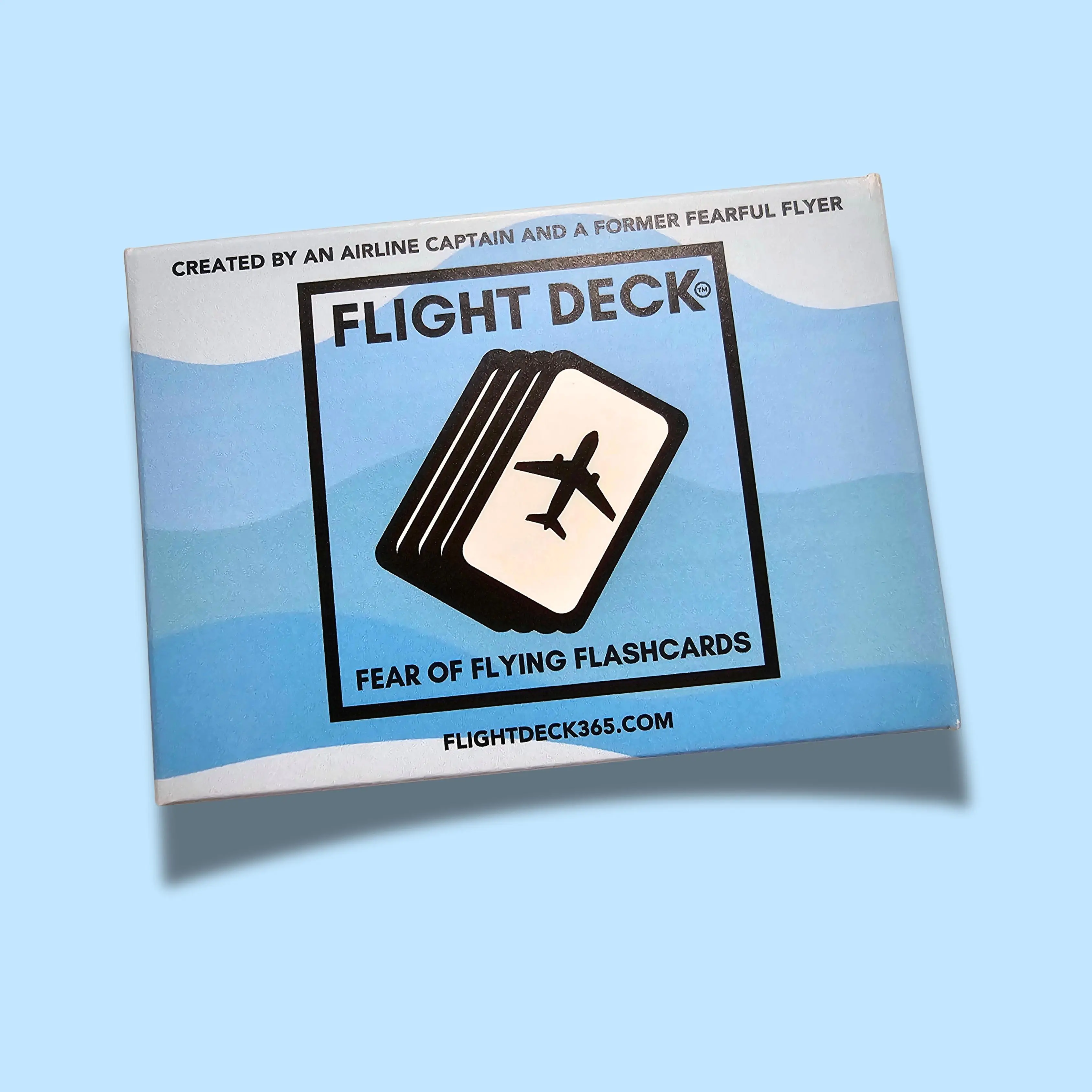 Flight Deck Fear of Flying Flashcards Boxed Set - BLUE WAVE DESIGN - Free Shipping