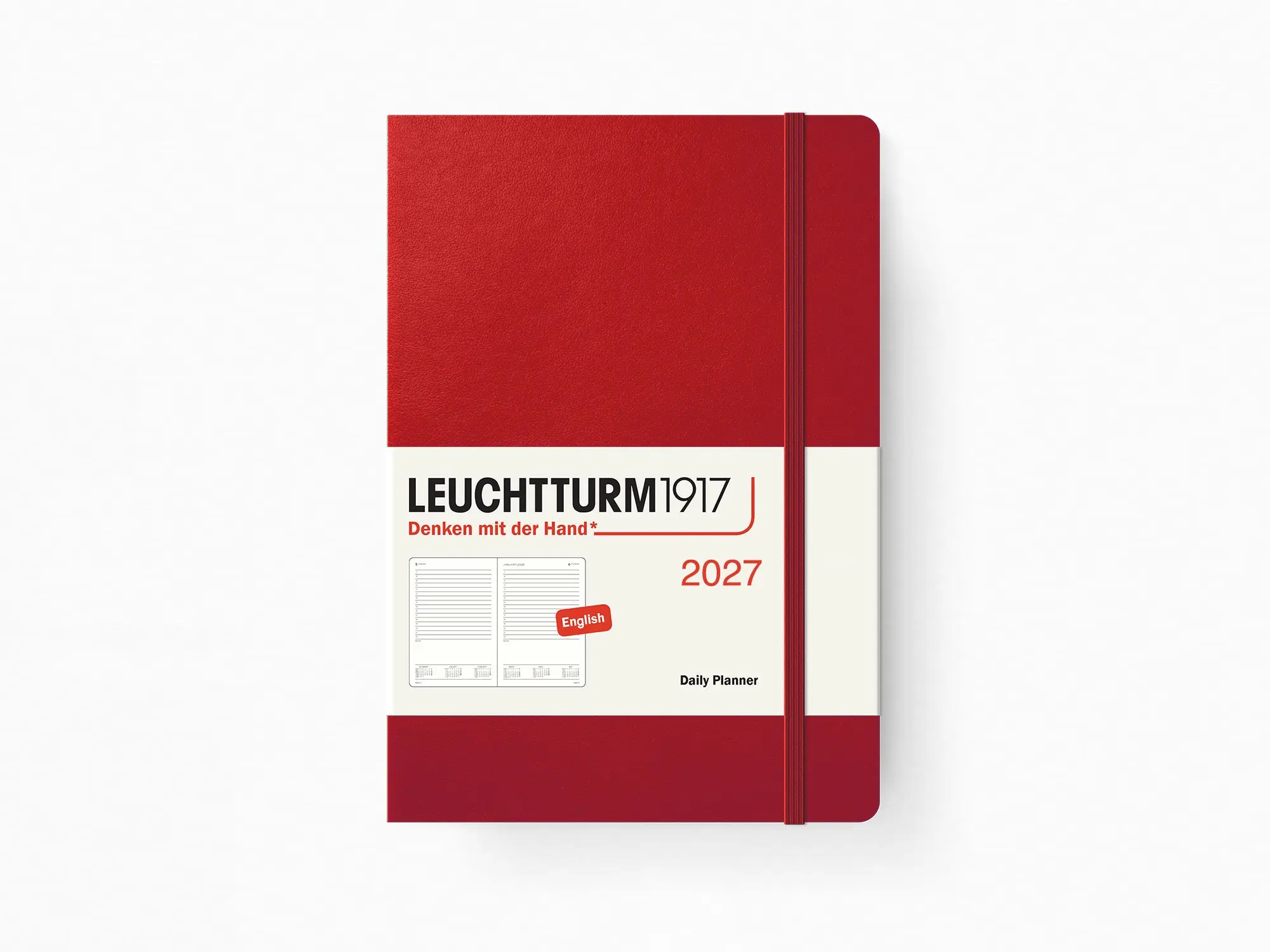 2027 Leuchtturm 1917 Daily Planner - CHERRY