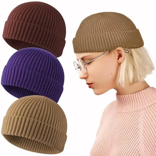 3pcs Dark Purple, Light Coffee, Deep Cof