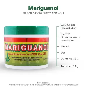 VIRAL Mariguanol Reforzado Extra Fuerte Massage Gel Balm (2 pack)– 250g Jar – External Use Only – Relaxing Massage Formula for Everyday Use – Ideal After a Long Day of Work or Activity