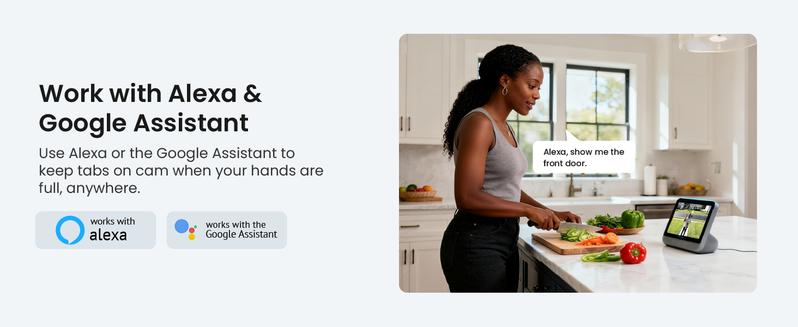 HomiQ Life Window Security Camera 3MP 2K, Indoor WiFi Cameras 2.4GHz/5GHz with Colorvue AI Color Night Vision, Motion & Person Detection with Auto-Focus , Easy Installation, 24/7 Recording Works with Alexa & Google Home
