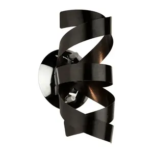 Bel Air 1 Light  Black Wall Bracket - Style: 7643346