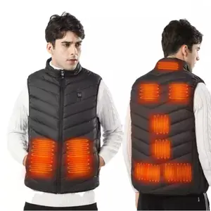 Unisex 9-Zone Heated Winter Vest – SmartHeat Design | USB Powered & Ultra-Warm
