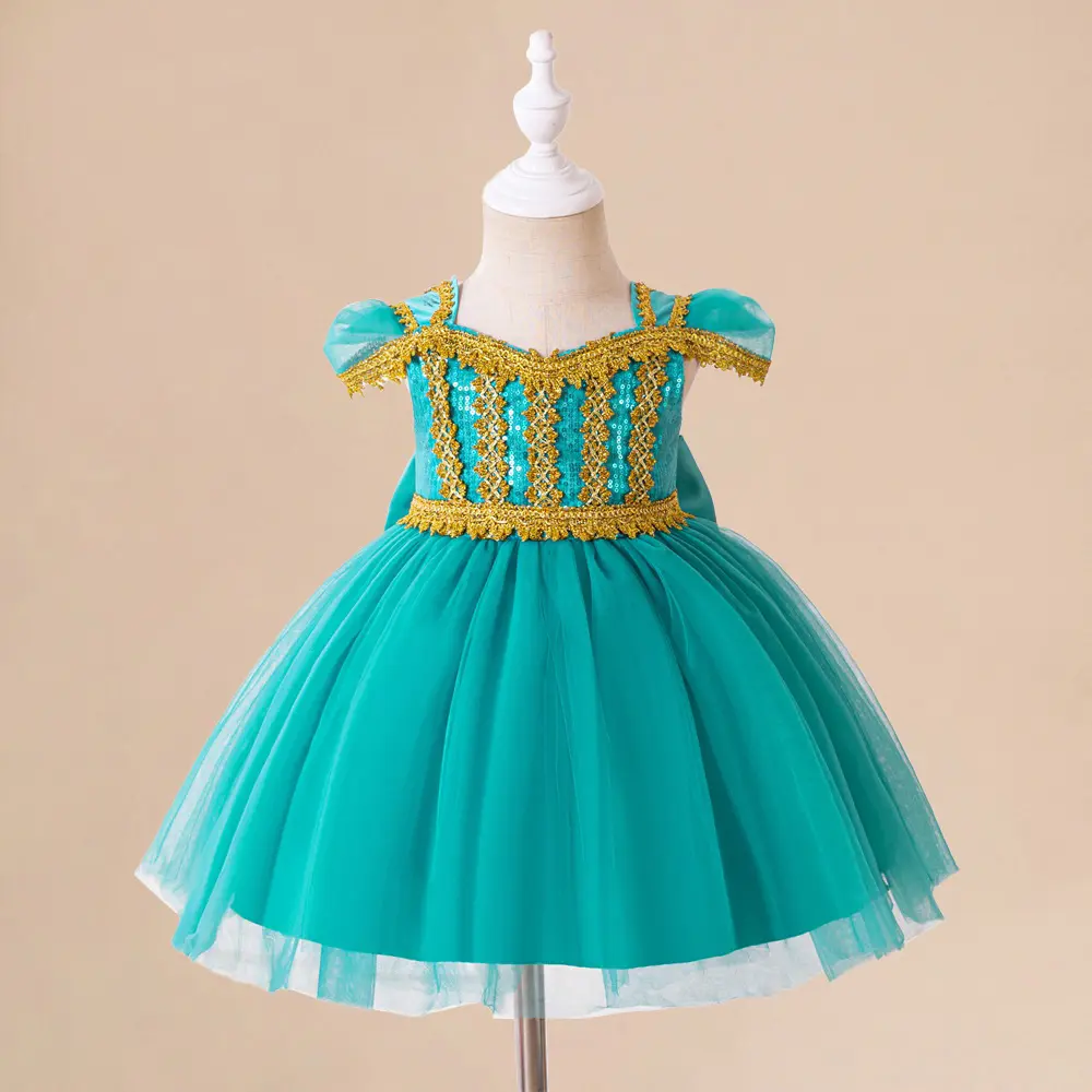strapless open back dress Couture Princess Flower Girl Dress – Carmen Creation main image 0