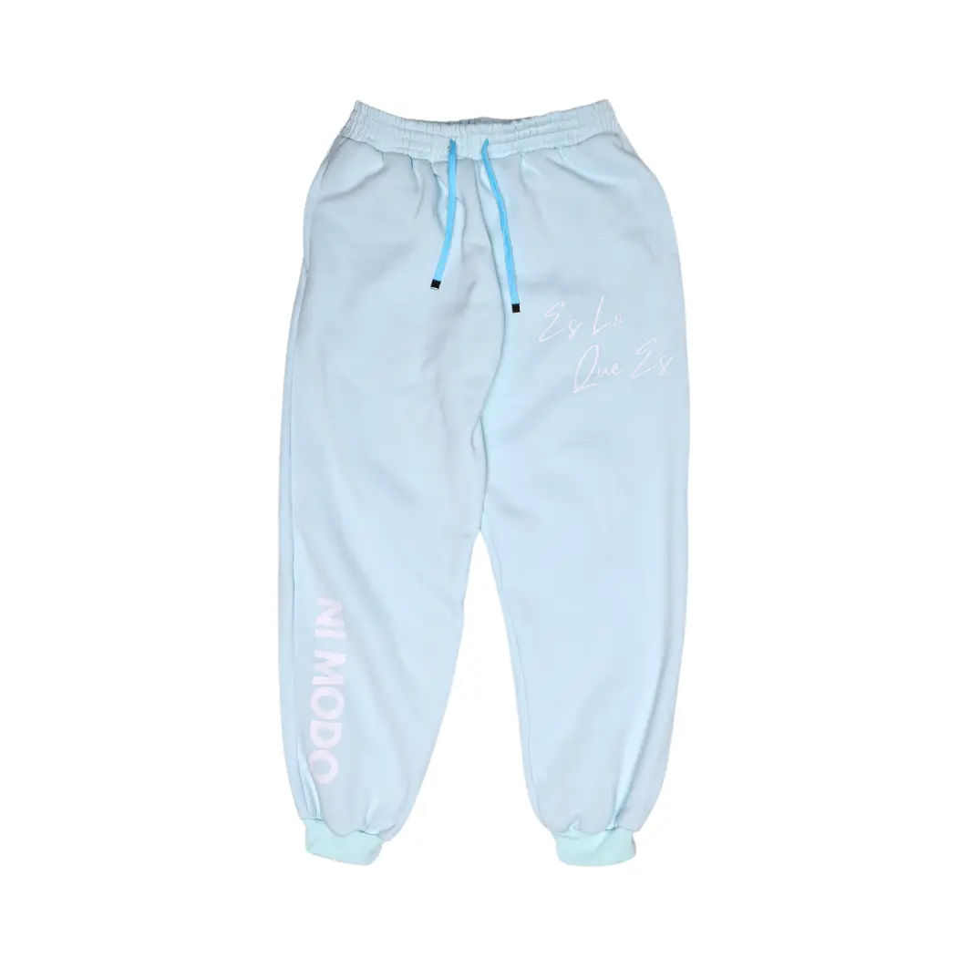 Es Lo Que Es - Frosted Blue Sweatpants