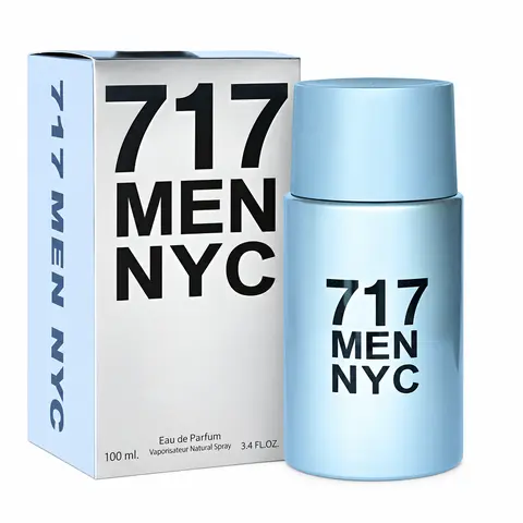 Secret Plus 717 Men VYC Men's Cologne – Pink Grapefruit, Citrus Leaf, Ginger, Sandalwood – Fresh, Citrusy, Spicy, Woody – Long-Lasting Eau de Parfum 3.4 fl oz