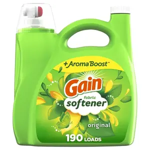 Gain Fabric Softener, Original, 140 fl oz Household Scented Perfume