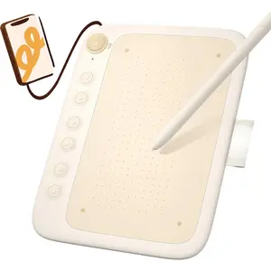 Q6 Drawing Tablet for Android Phone, Graphic Tablet with 6Hot , 6.5"x4" Portable Writing Tablet Adjustable Drawing Mode, Drawing Pad with 16K Levels -Free Stylus for /Windows/Chrome