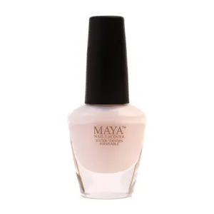 MAYA Halal Nail Polish - Pastel Pink, Breathable & Wudu Friendly, Full Opacity Creamy Finish, 9-Free Formula, Vegan, Water Permeable