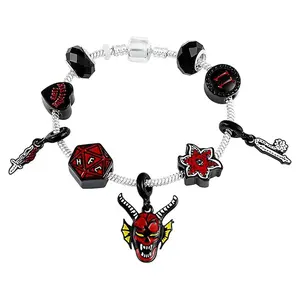 Stranger TV Bracelet, Movie Theme Bangle, Halloween Role Play Fashion Jewelry, Teenager and Adult Gift, Stylish Accessory, Witchy Jewelry