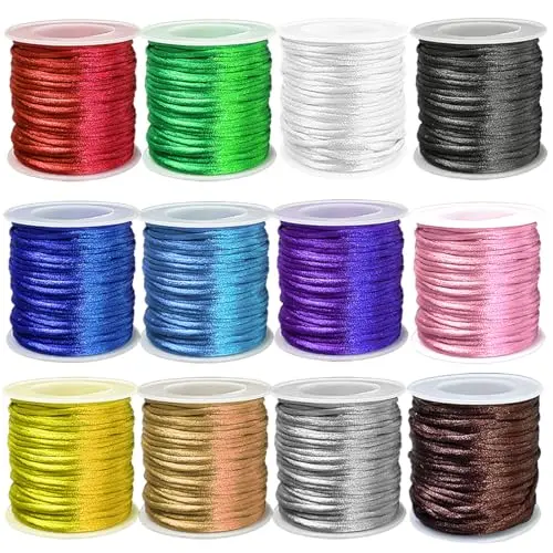 12 Rolls Nylon Cord 2mm