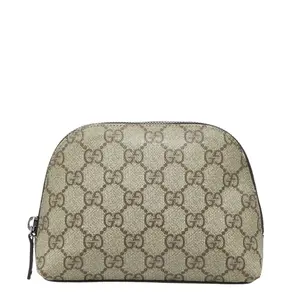 Pre-owned GUCCI Plastic Tote Bags GG Supreme PVC Pouch