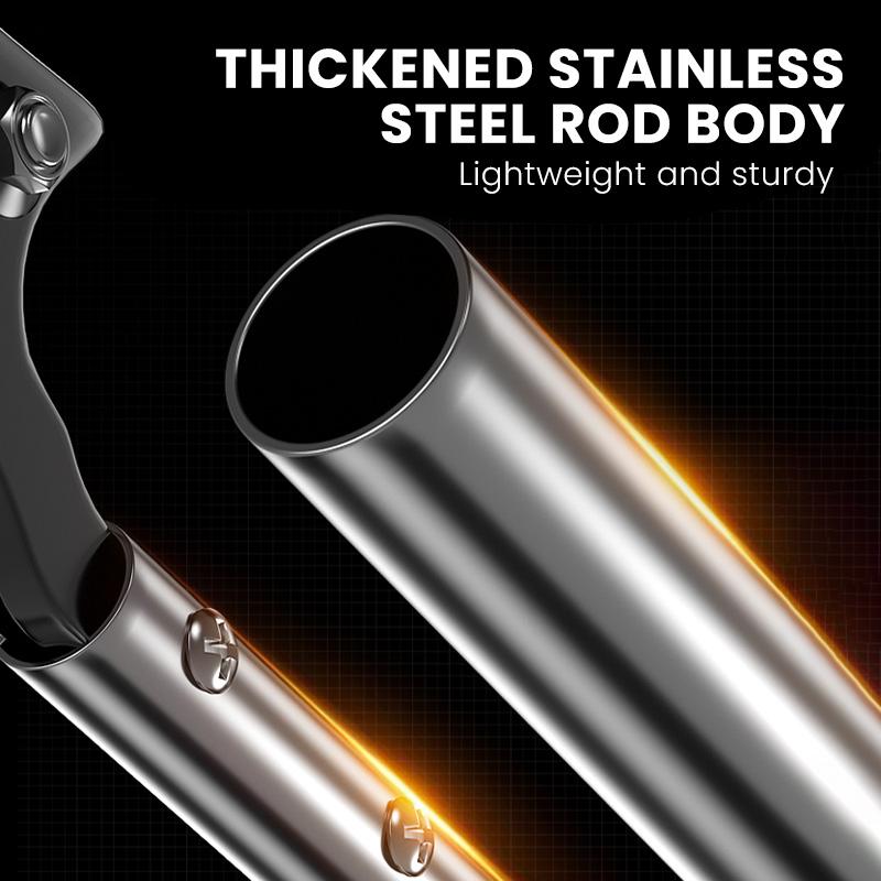 AIRAJ 1pc 39.37inch to 3m High Altitude Pruning Shears with Stainless Steel Telescopic Rods Fruit Cans Apples and Specialized Scissors