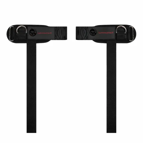 D-Ring Weight Lifting Straps, Adjustable Padded Gym Wrist Straps, Non Slip Workout Lifting Grips, Ideal Fitness Gift for Gym Lovers