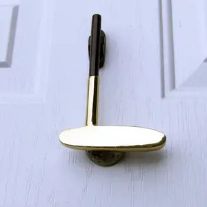Golf Putter Door Knocker by Michael Healy - Solid Brass, Handcrafted, Easy Install