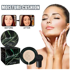 Free mushroom head makeup applicator, air cushion natural BB cream, conceals facial blemishes, brightens skin tone, creates natural nude makeup finish foundation cream