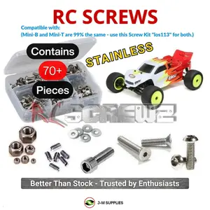 RCScrewZ Stainless Screw Kit los113 for Losi Mini-T 2.0 1/18th 2WD (LOS01015/17) Stadium Truck | SET