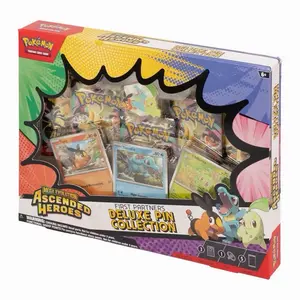 Pokemon Mega Evolution: Ascended Heroes First Partners Deluxe Pin Collection Box
