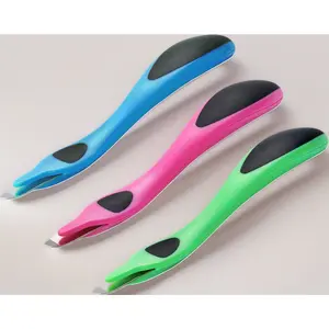 3-Pack Magnetic Staple Remover Set - Professional Puller with Built-In Magnet to Catch Staples. Easy-Use Tool for Office, Home, or School, Vibrant Colors