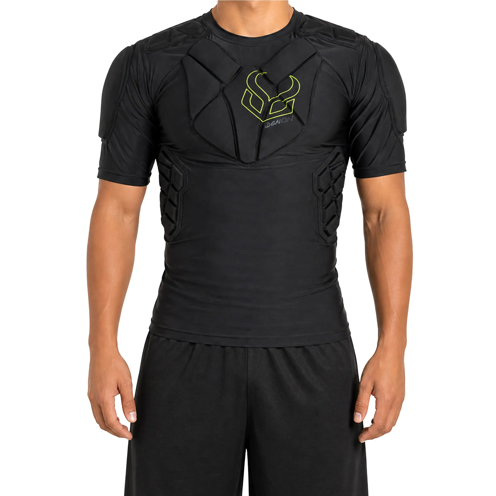 Padded Base Layer Top — Demon Pro Fit, Chest & Back Padding