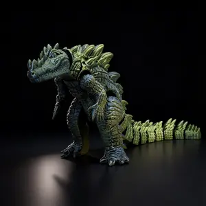 Stylish Multicolor Decorative Monster Ornament, Perfect Gift for Christmas & Festive Celebrations, Unique Home Decoration Accessory, Dinosaur Figurine, Collectible Figurines