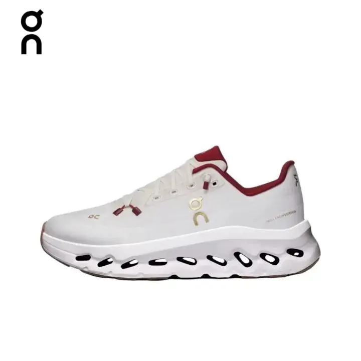 On Cloudtilt White Red Unisex Casual Running Sneakers
