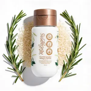 Milagros Mini Herbal Conditioner Detangling Conditioner with Romero, Rice & Amino Acids | Deep Hydration & Frizz Control