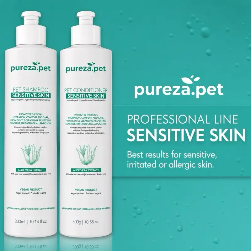 Pet Sensitive Skin shampoo and conditioner kit