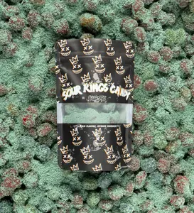 Sour Kings Candy - Watermelon Sour Gusher Bursts - Viral Sour Candy Snack