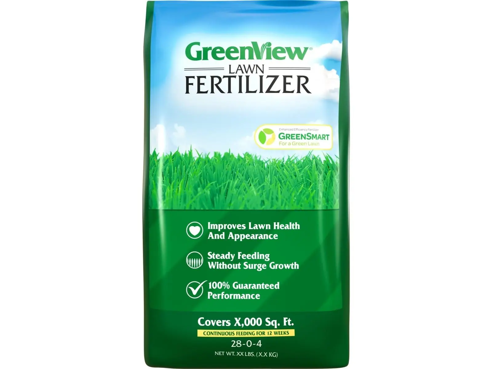 Greenview 2229914 Lawn Fertilizer - 28-0-4 - 5000 sq. ft.