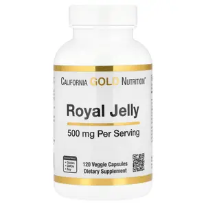 California Gold Nutrition Royal Jelly, 500 mg, 120 Veggie Capsules