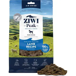 ZIWI Peak Air-Dried Dog Food – Lamb - All Natural, High Protein, Grain Free, Limited Ingredient w/ Superfoods (16oz)