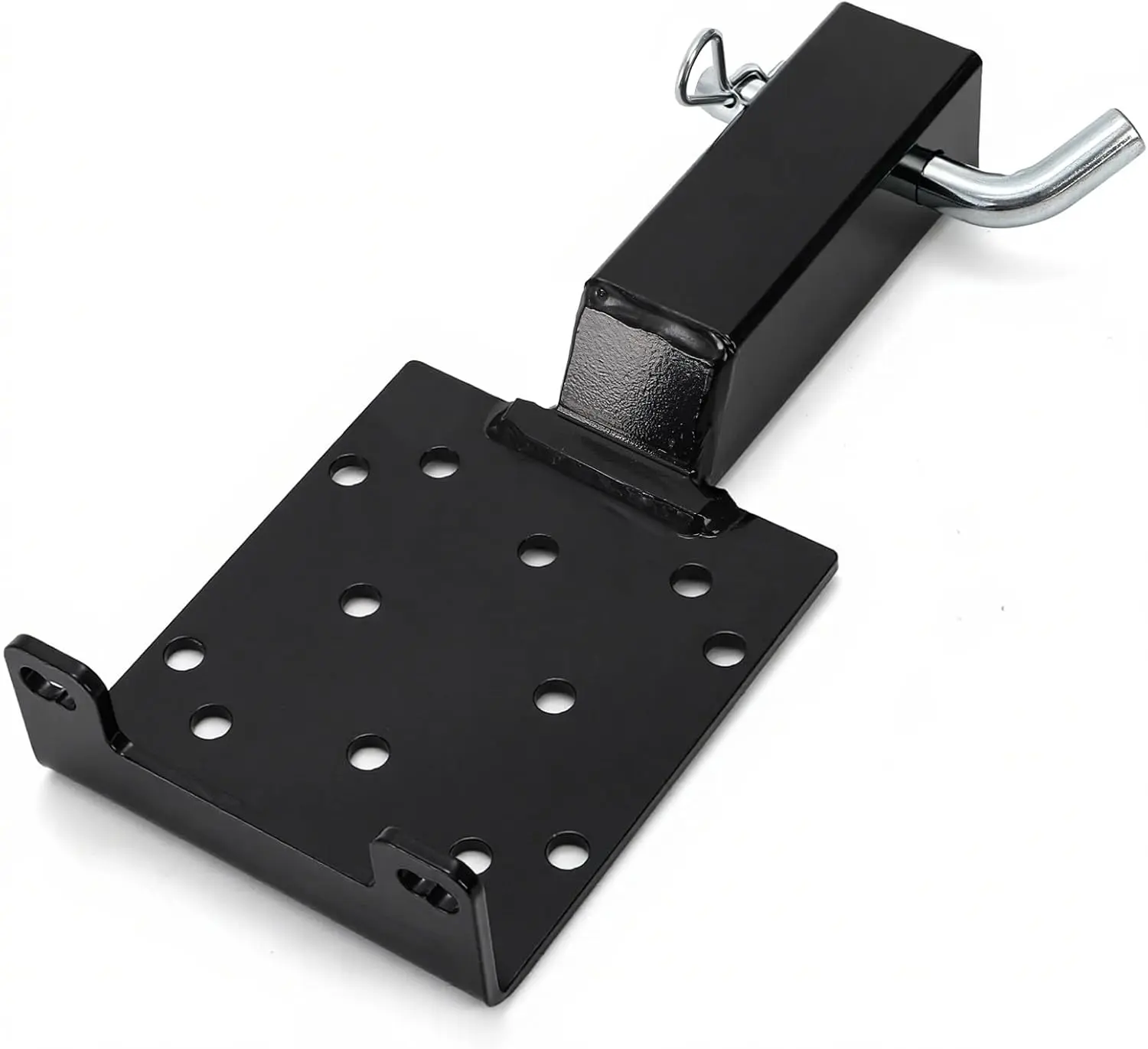 Universal Trailer Hitch Winch Mounting Plate with 2" Receiver, Hitch Winch Mount Fit for ATV UTV Truck