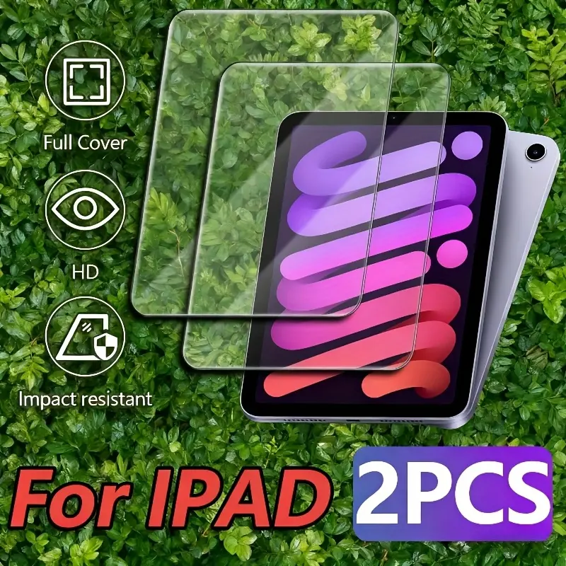 2-piece high-definition tablet screen protector suitable for 7.9-inch iPad mini (1st, 2nd, 3rd, 4th, 5th) screen protectors, small tool accessories, fashion protectors, high hardness, durable films, small tool owners, iPad users