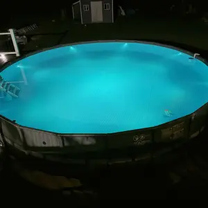 SANSI RGB Color Changing Pool Lights for Adults - RF Remote, Timer, Waterproof, Battery Operated, Flash/Fade/Smooth Modes, Magnetic & Suction Installation, Portable for Pools, Outdoors,dorm essentials,home decor,home essentials,camping essentials