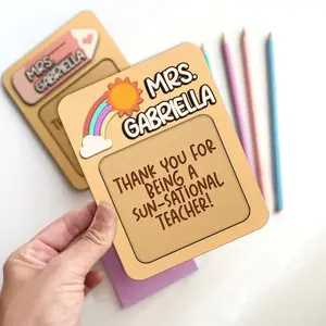 Personalized Sticky Note Holder, Teacher Appreciation Gift, Teacher Gifts, Gift For Teacher