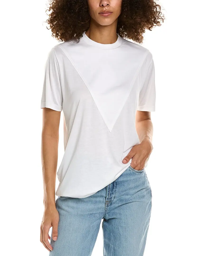Burberry Silk-Blend T-Shirt Burberry Silk-Blend T-Shirt